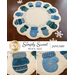 Adorable scalloped wool mat with cute mittens | Shabby Fabrics