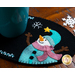 Details of Snowman and mug on mug mat | Shabby Fabrics