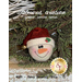 The front of the Santa Snowball Ornie pattern showing the finished ornament | Shabby Fabrics