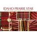 Collage of photography featuring the Idaho Prairie Star collection by Moda Fabrics