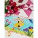 Details of the cute end piece of the March Easy Pieced Table Runner | Shabby Fabrics