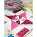 Beautiful ombre fabrics included in the Easy Pieced Table Runner - March | Shabby Fabrics
