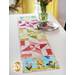 The finished Easy Pieced Table Runner - March | Shabby Fabrics