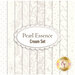 A digital collage of the fabrics included in the Pearl Essence Cream FQ Set | Shabby Fabrics