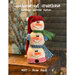 The front of the Snow Stack pattern showing the finished snowman stacker | Shabby Fabrics