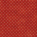 Fabric features tiny cream polka dots on mottled red | Shabby Fabrics