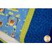 Details of the accent stripe fabrics used in the Magic Pillowcase - Barron the Bear - Standard Size