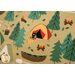 Close up of the fun fabric used in the Camping Crew Magic Pillowcase - Shabby Fabrics