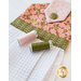 Two coordinating threads for the Sunlit Blooms Hanging Towel - Pink | Shabby Fabrics