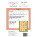 The back of the Fall Dash pattern showing fabric requirements | Shabby Fabrics