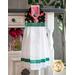 Hanging Towel Kit - Pink Garden - Aqua