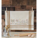 The adorable Thankful Vintage Kitchen Towel hanging from clothespins