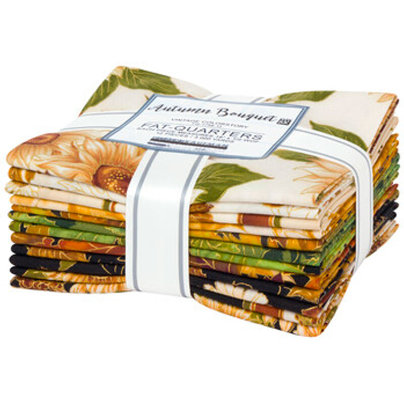 Autumn Bouquet - Vintage Colorway fat quarter set