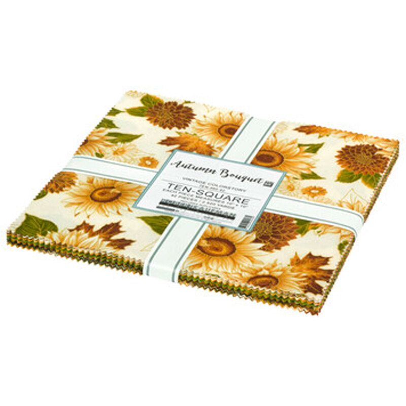 Autumn Bouquet - Vintage Colorway 10" squares