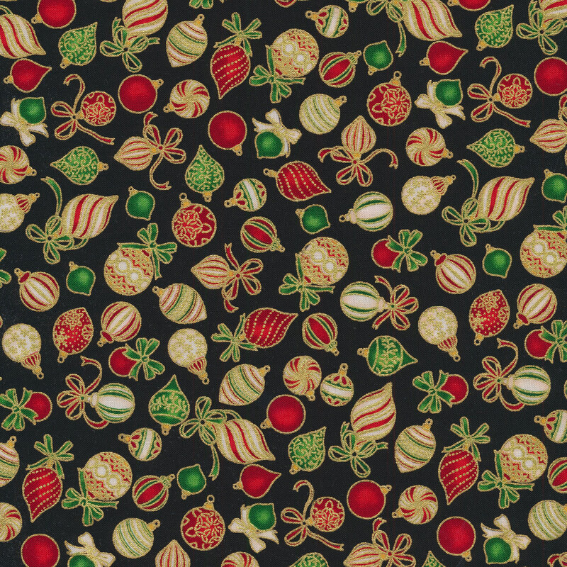 Holiday Charms 199482 by Robert Kaufman Fabrics Shabby Fabrics