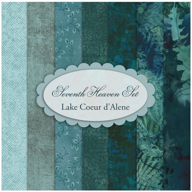 Seventh Heaven 7 FQ Set - Lake Coeur d' Alene from Shabby Fabrics