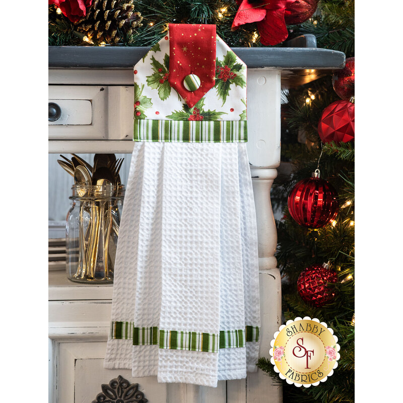 Hanging Towel Kit - Glad Tidings Metallic - Light Green