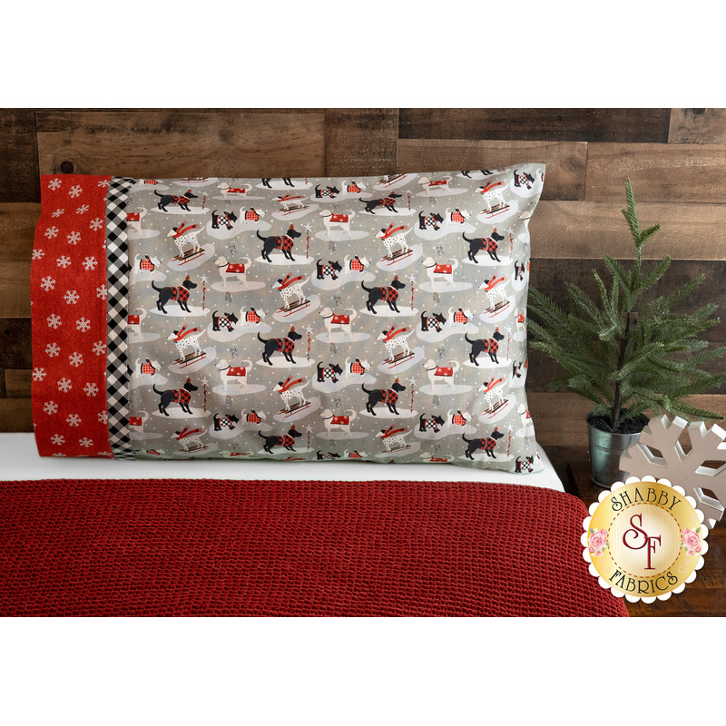 Magic Pillowcase Kit - Holiday Road Trip - Standard Size - Red
