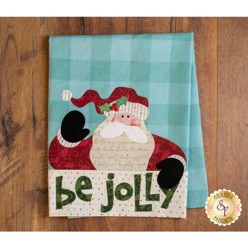 Tea towel with a laser cut Sant