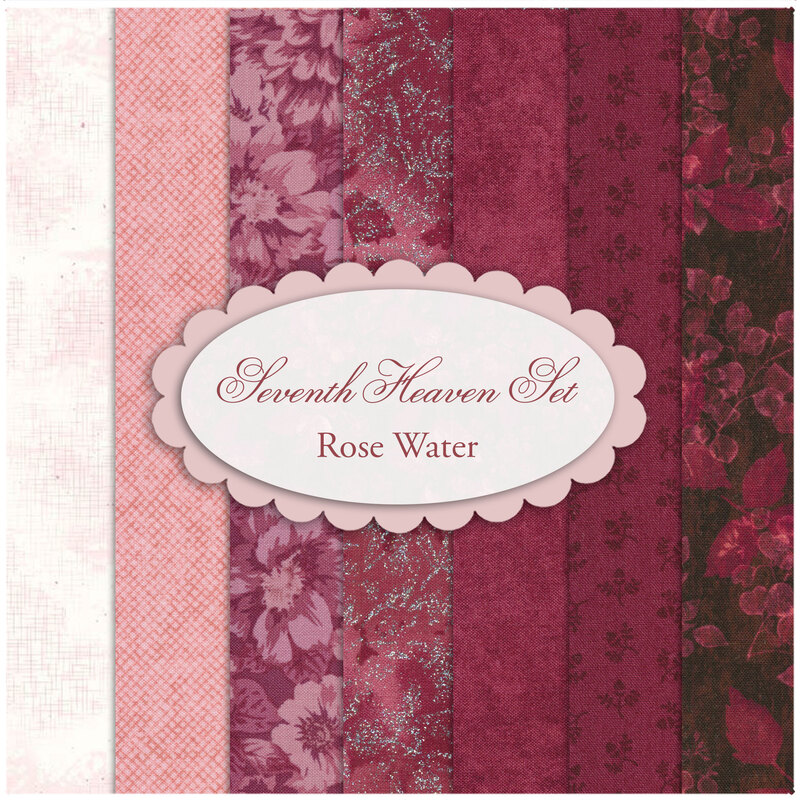 Seventh Heaven 7 FQ Set - Rose Water from Shabby Fabrics