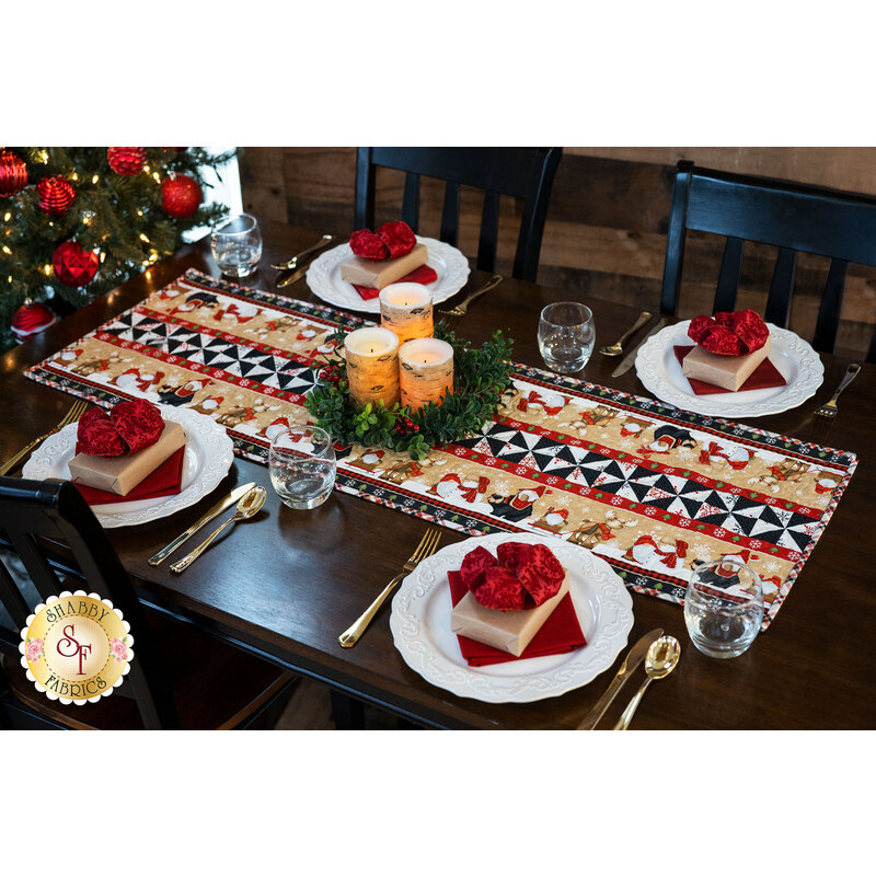 Pinwheel Stripe Table Runner Kit - Timber Gnomies