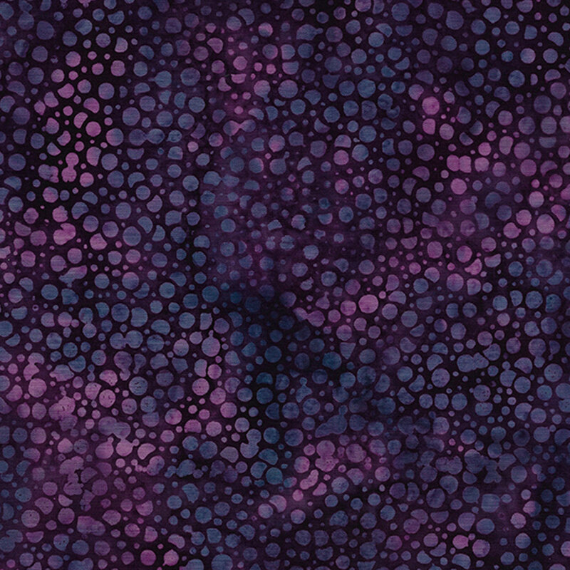 Mottled purple dots on a dark purple background