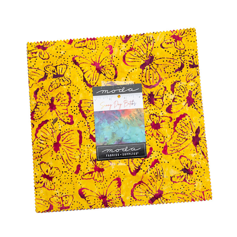 Sunny Day Batiks Layer Cake on a white background