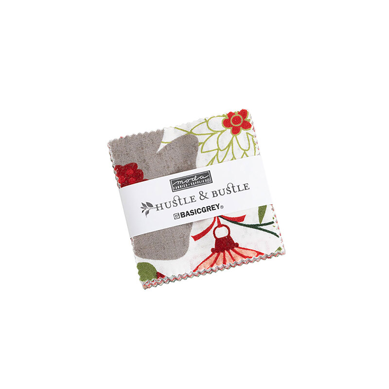 Hustle and Bustle Mini Charm Pack on a white background