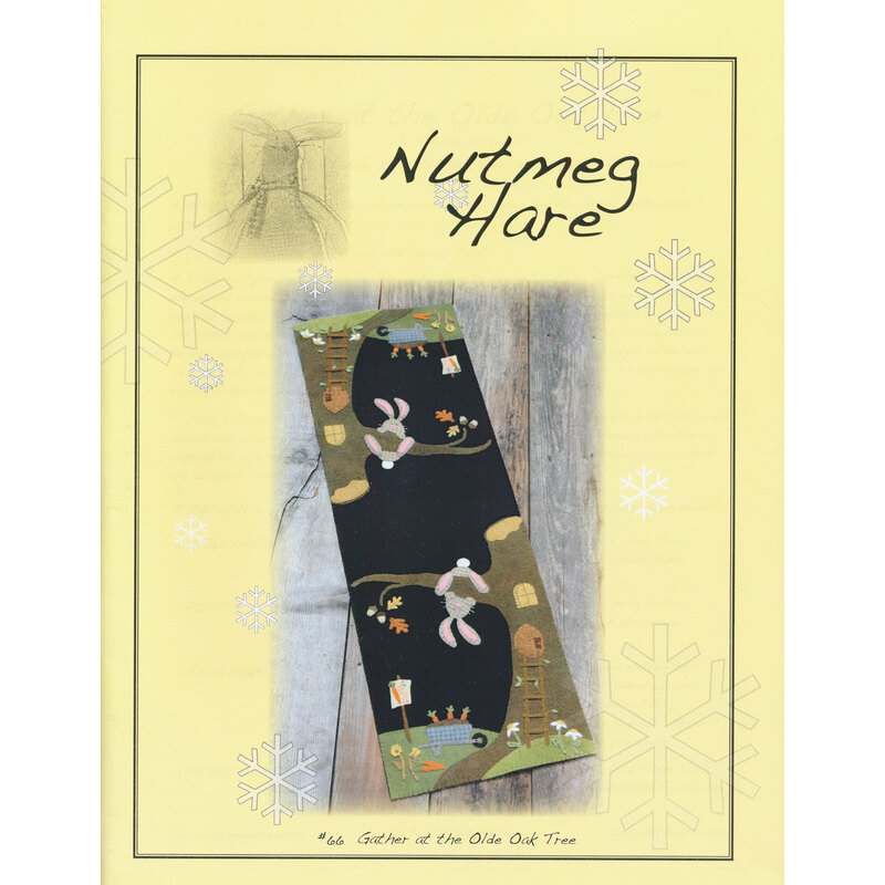 Gather at the Olde Oak Tree Pattern cover showing the finished runner.
