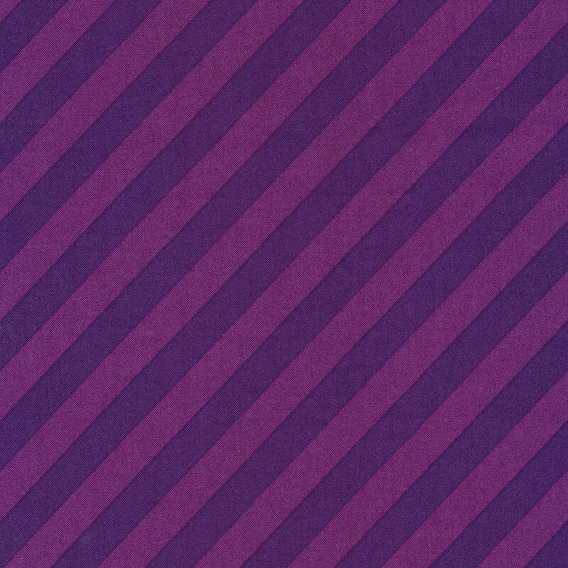 Diagonal purple stripes