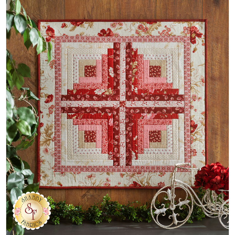 Log Cabin Wall Hanging Kit - Sweet 16
