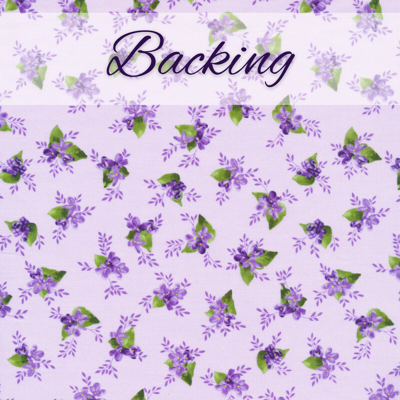Rosy Stars Quilt Kit - Backing - 5 yds
