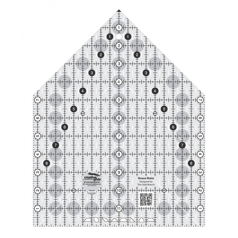 The Creative Grids House Ruler on a white background