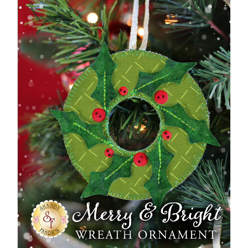 The Merry & Bright Wreath Ornament