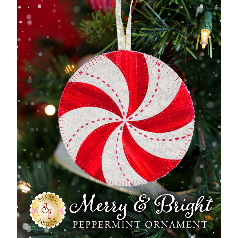 The Merry & Bright Peppermint Ornament