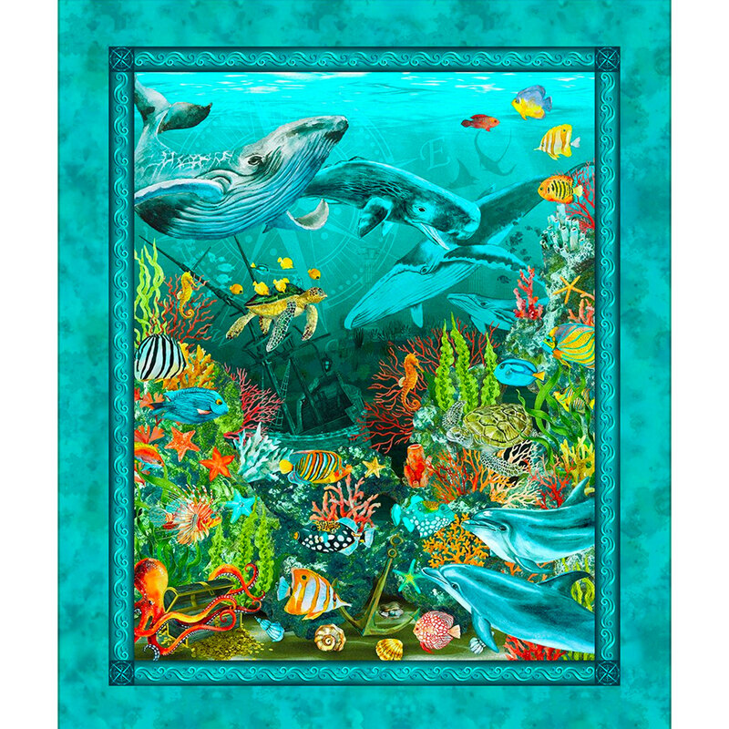 The teal Calypso II panel