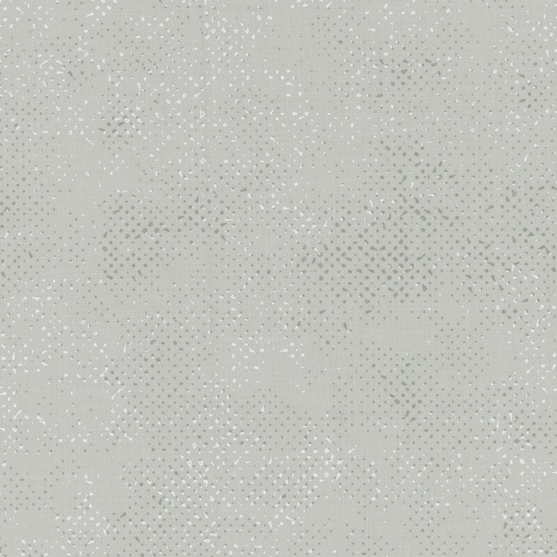 Light grey fabric with tonal spots and texturing.