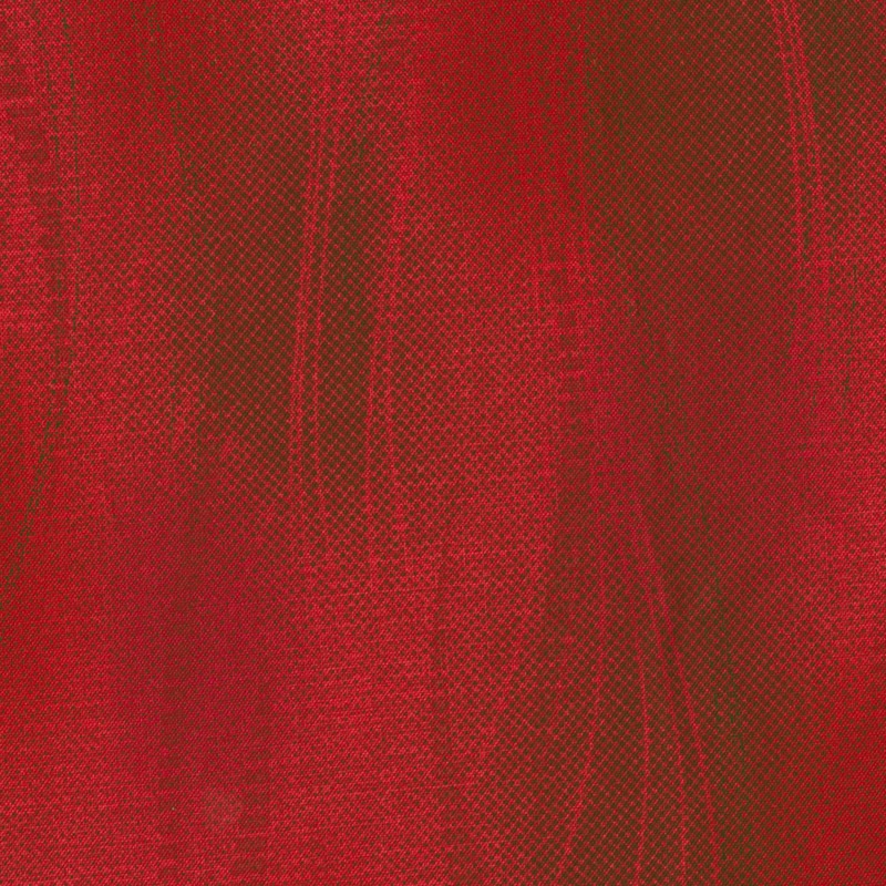 Fabric features ruby red tonal composite overlay with dark waves | Shabby Fabrics 