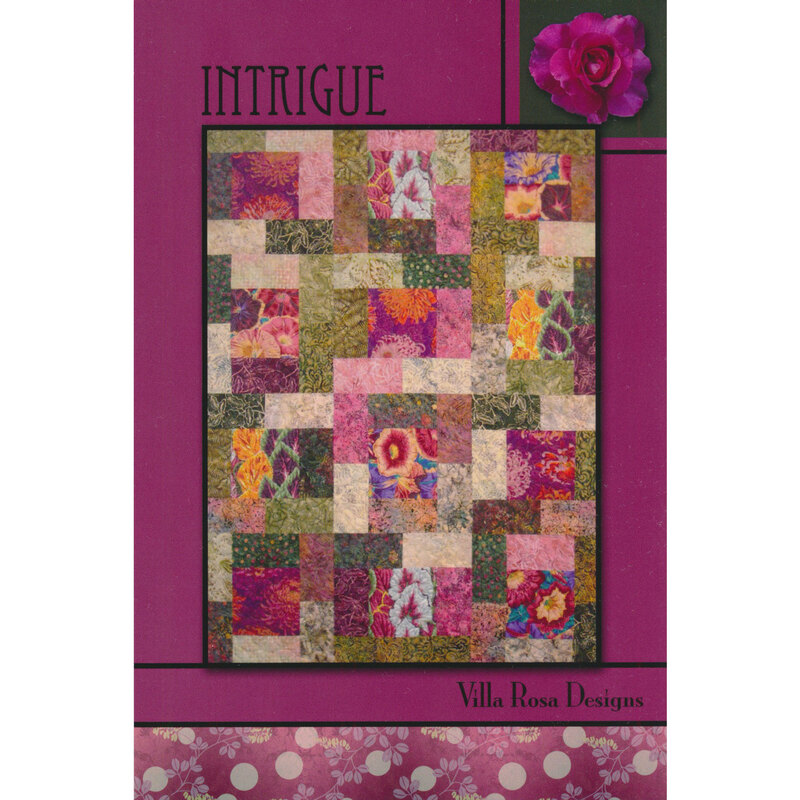 The front of the Intrigue pattern by Villa Rosa Designs