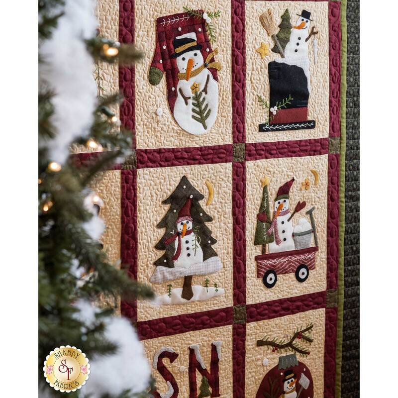 Winter Wonderland Quilt Kit - Wool Appliqué