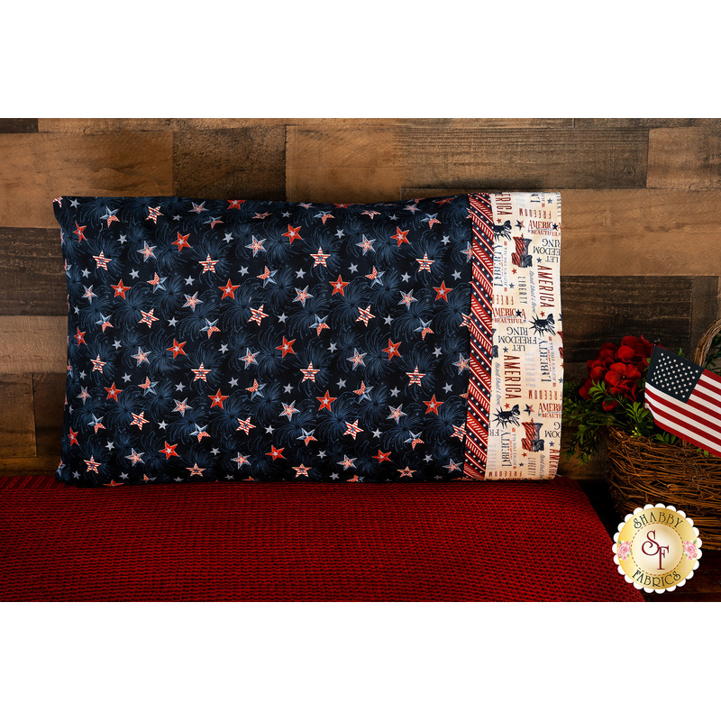 Magic Pillowcase Kit - Liberty Lane - Standard Size - Dark Blue