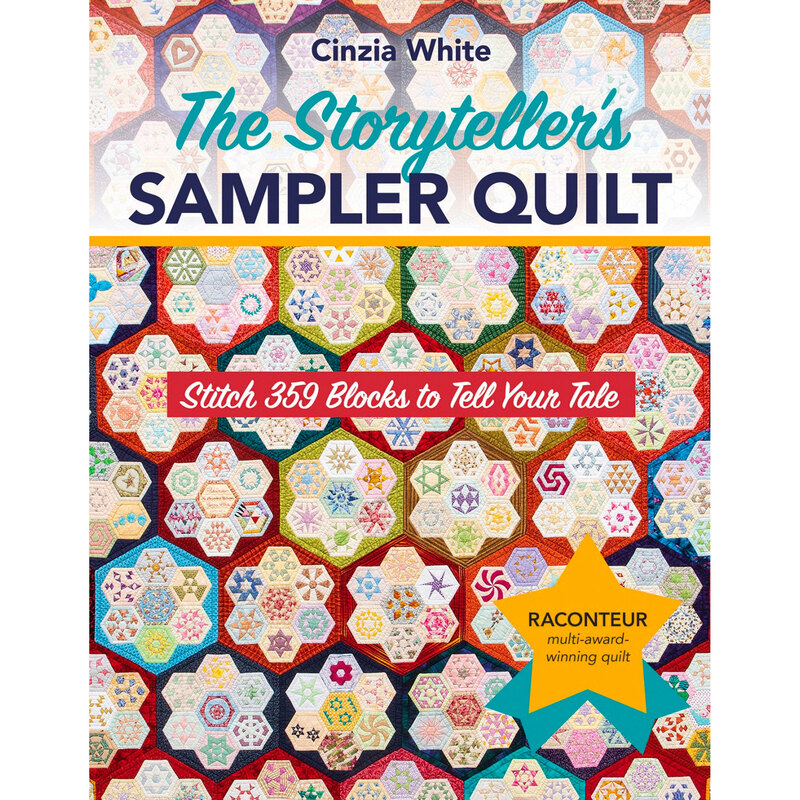 The front of the Storyteller's Sampler Quilt Book