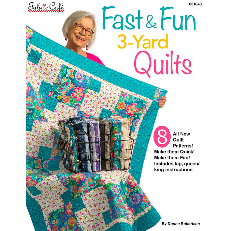 The front of the Fast & Fun 3-Yard Quilts Book