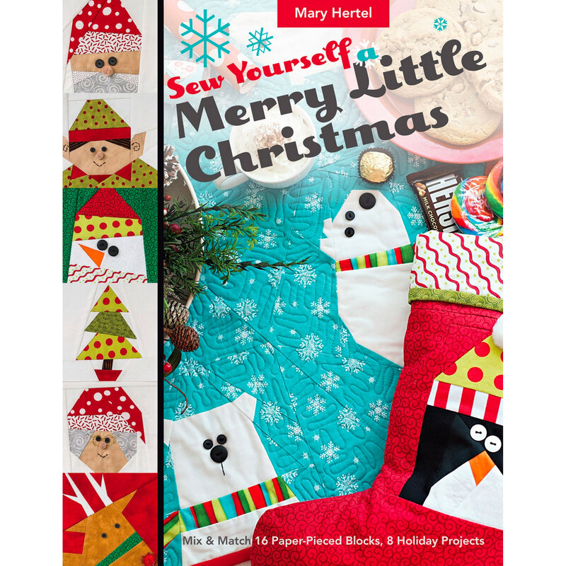 The front of the Sew Yourself a Merry Little Christmas Book