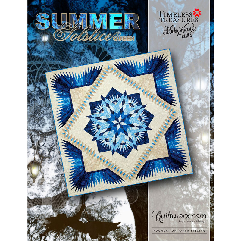 The front of the Summer Solstice Queen Pattern