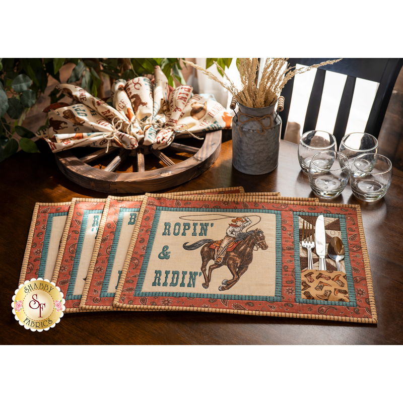 Placemat Kit - Home On The Range - Makes 4 - RESERVE