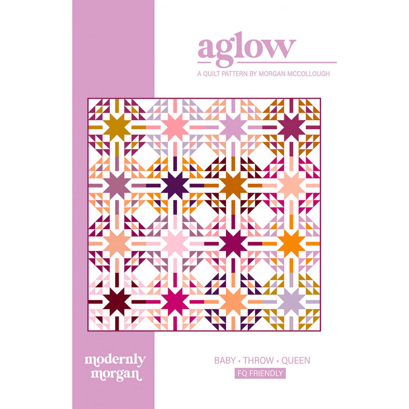 The front of the Aglow pattern by Modernly Morgan | Shabby Fabrics