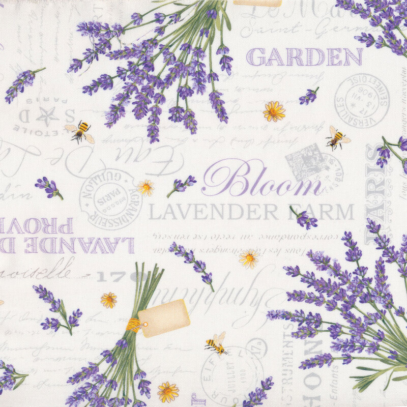 Lavender Market 2447110 by Deborah Edwards for Northcott Fabrics