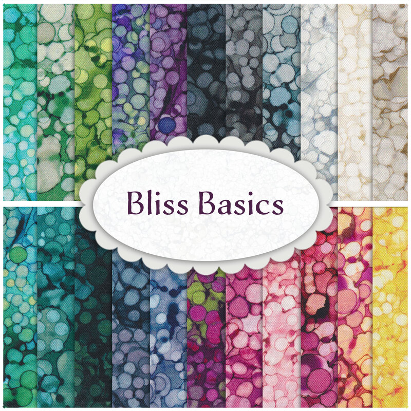 Bliss Basics 22 FQ Set by Northcott Fabrics Shabby Fabrics