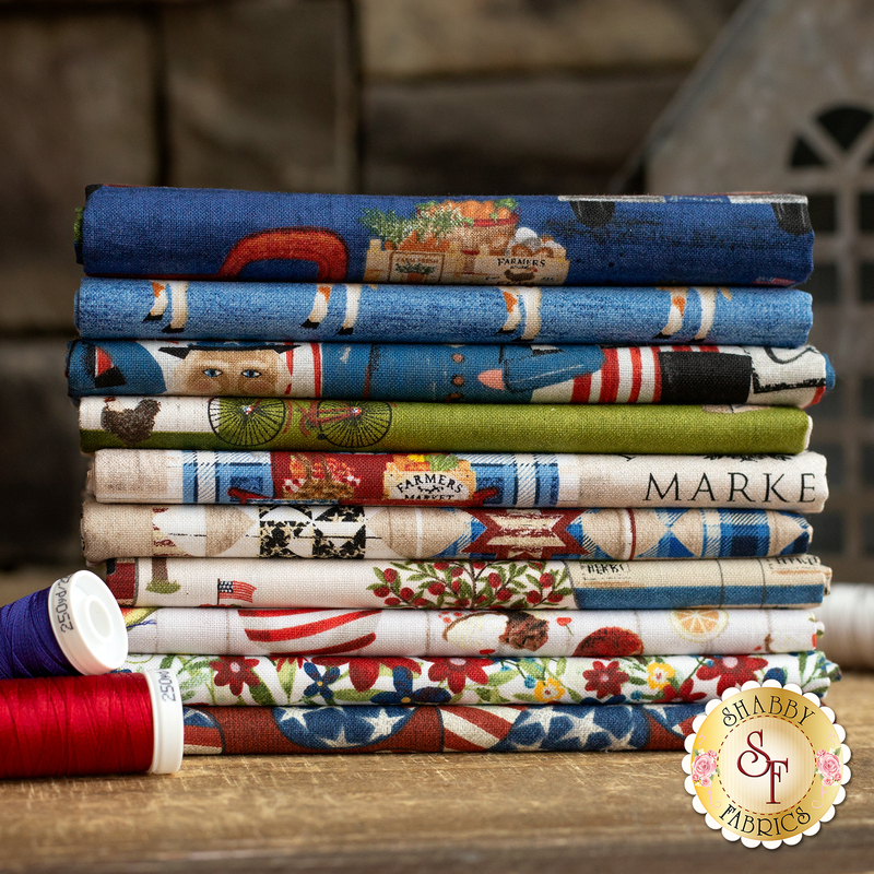 Hometown America Yardage by 3 Wishes Fabrics Shabby Fabrics